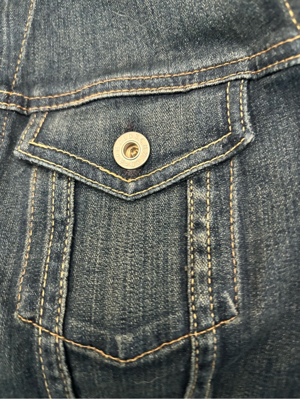 AG Adriano Goldschmied Indigo Denim Jacket sz Medium - Picture 7 of 12